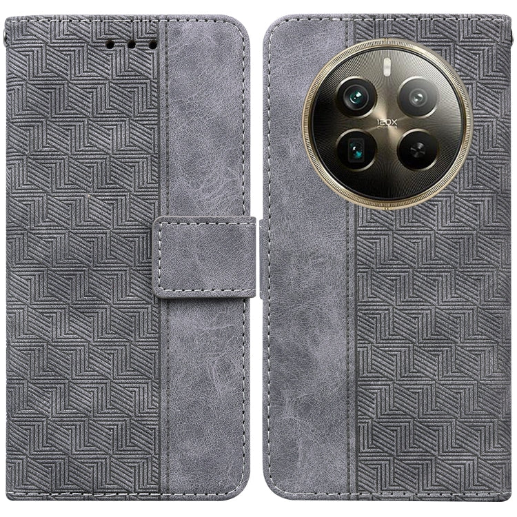 Geometric Embossed Leather Phone Case, For Realme 12 Pro+ Global, For Realme C67 4G Global, For Realme 11 4G Global, For Realme 11 5G/Narzo 60 India Version, For Realme 11 5G Global, For Realme 11 Pro / 11 Pro+ / Narzo 60 Pro, For Realme C53 / Narzo N5...