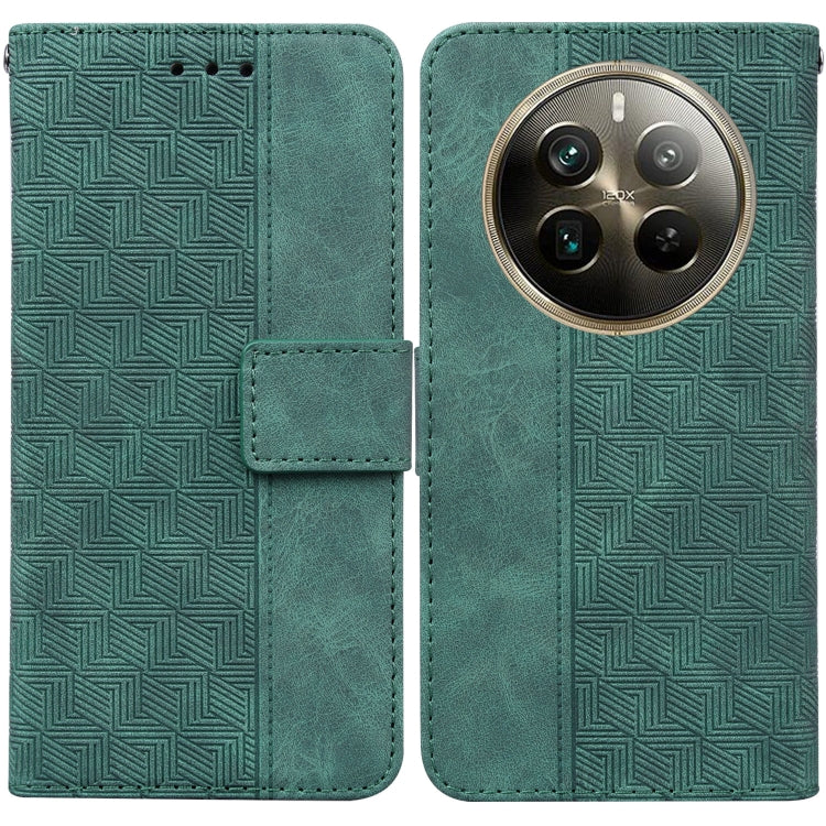 Geometric Embossed Leather Phone Case, For Realme 12 Pro+ Global, For Realme C67 4G Global, For Realme 11 4G Global, For Realme 11 5G/Narzo 60 India Version, For Realme 11 5G Global, For Realme 11 Pro / 11 Pro+ / Narzo 60 Pro, For Realme C53 / Narzo N5...