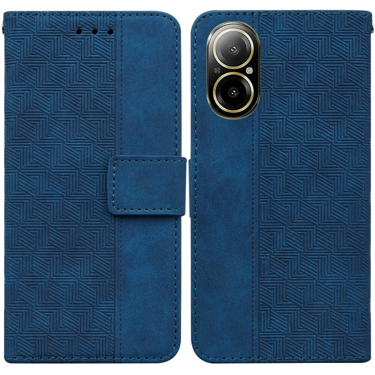 Geometric Embossed Leather Phone Case, For Realme 12 Pro+ Global, For Realme C67 4G Global, For Realme 11 4G Global, For Realme 11 5G/Narzo 60 India Version, For Realme 11 5G Global, For Realme 11 Pro / 11 Pro+ / Narzo 60 Pro, For Realme C53 / Narzo N5...