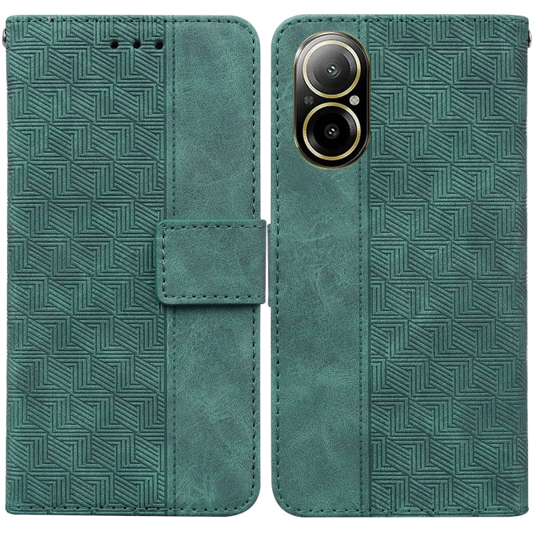 Geometric Embossed Leather Phone Case, For Realme 12 Pro+ Global, For Realme C67 4G Global, For Realme 11 4G Global, For Realme 11 5G/Narzo 60 India Version, For Realme 11 5G Global, For Realme 11 Pro / 11 Pro+ / Narzo 60 Pro, For Realme C53 / Narzo N5...