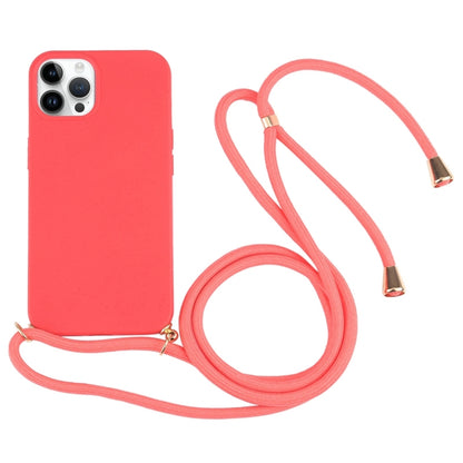 Wheat Straw TPU Shockproof Phone Case with Neck Lanyard, For iPhone 16 Pro Max, For iPhone 16 Pro, For iPhone 16 Plus, For iPhone 16, For iPhone 15 Pro Max, For iPhone 15 Pro, For iPhone 15 Plus, For iPhone 15