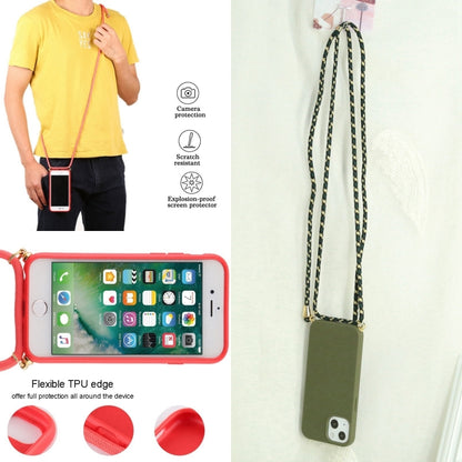 Wheat Straw TPU Shockproof Phone Case with Neck Lanyard, For iPhone 16 Pro Max, For iPhone 16 Pro, For iPhone 16 Plus, For iPhone 16, For iPhone 15 Pro Max, For iPhone 15 Pro, For iPhone 15 Plus, For iPhone 15