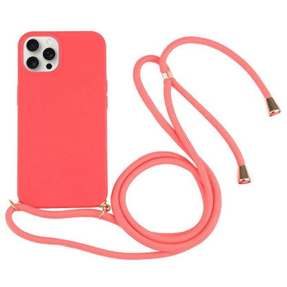 Wheat Straw TPU Shockproof Phone Case with Neck Lanyard, For iPhone 16 Pro Max, For iPhone 16 Pro, For iPhone 16 Plus, For iPhone 16, For iPhone 15 Pro Max, For iPhone 15 Pro, For iPhone 15 Plus, For iPhone 15