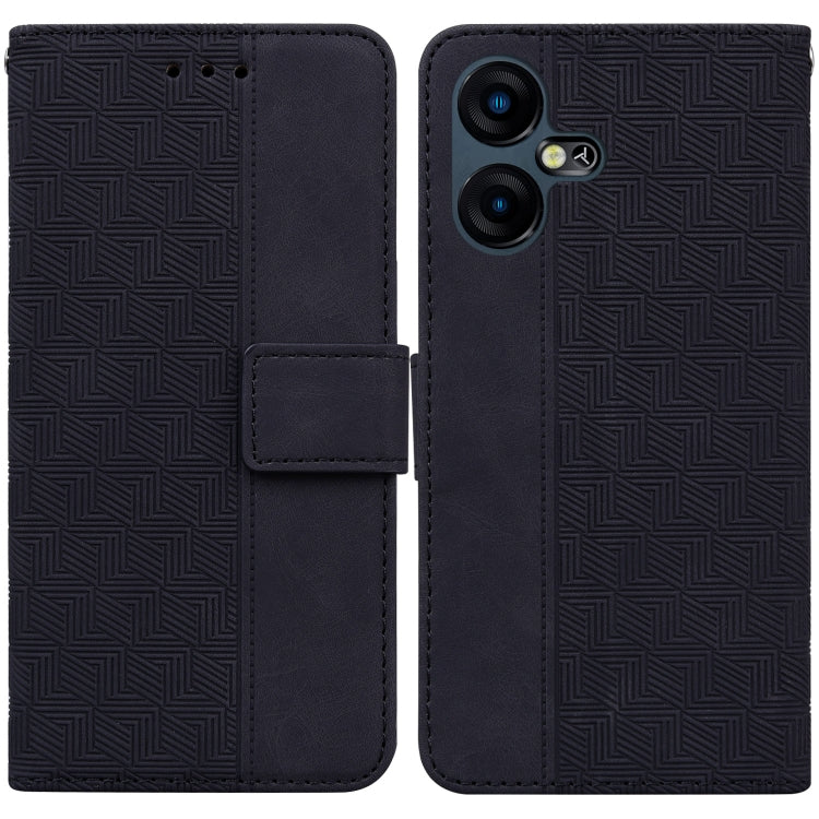 Geometric Embossed Leather Phone Case, For Tecno Pova 5 Pro, For Tecno Pova Neo 3, For Tecno Camon 20 Premier 5G, For Tecno Camon 20 Pro 4G / 20