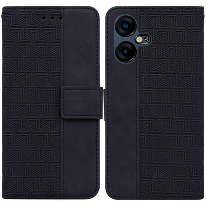 Geometric Embossed Leather Phone Case, For Tecno Pova 5 Pro, For Tecno Pova Neo 3, For Tecno Camon 20 Premier 5G, For Tecno Camon 20 Pro 4G / 20