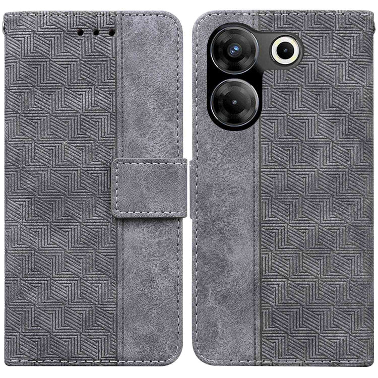 Geometric Embossed Leather Phone Case, For Tecno Pova 5 Pro, For Tecno Pova Neo 3, For Tecno Camon 20 Premier 5G, For Tecno Camon 20 Pro 4G / 20