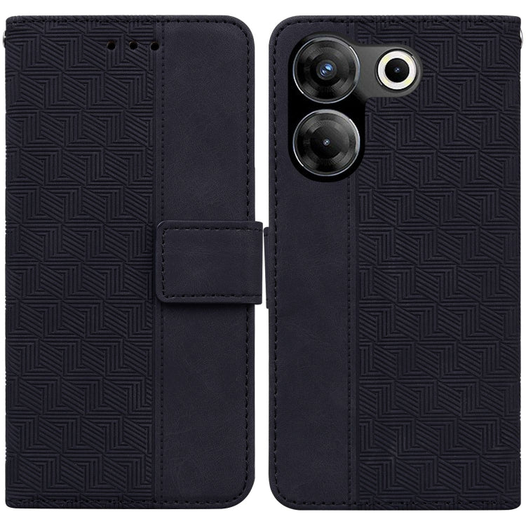Geometric Embossed Leather Phone Case, For Tecno Pova 5 Pro, For Tecno Pova Neo 3, For Tecno Camon 20 Premier 5G, For Tecno Camon 20 Pro 4G / 20
