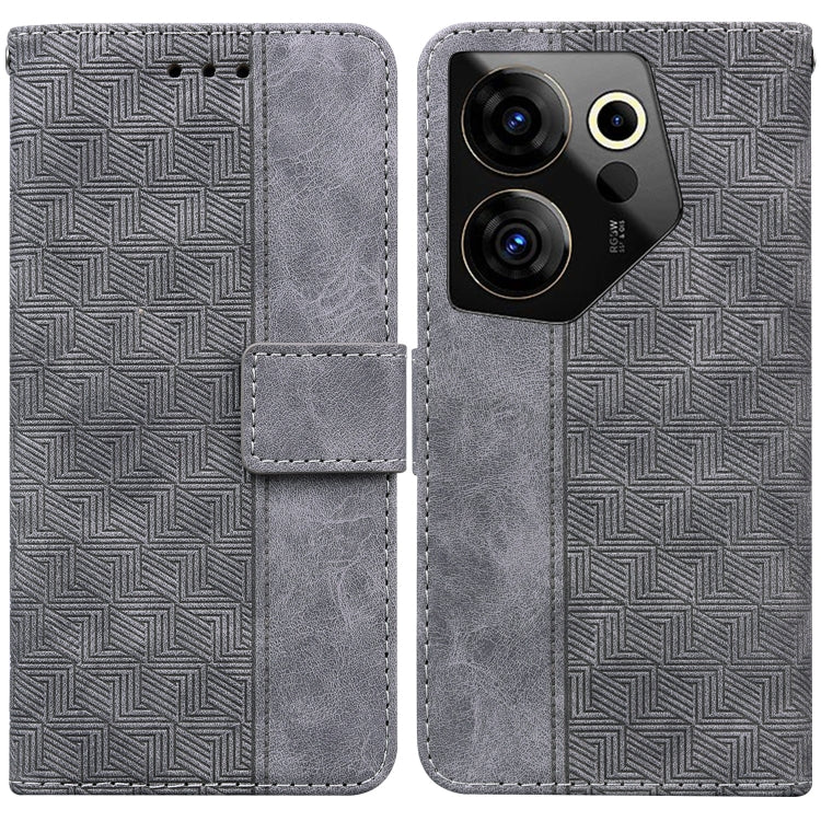 Geometric Embossed Leather Phone Case, For Tecno Pova 5 Pro, For Tecno Pova Neo 3, For Tecno Camon 20 Premier 5G, For Tecno Camon 20 Pro 4G / 20