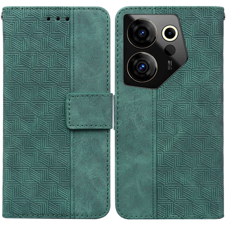 Geometric Embossed Leather Phone Case, For Tecno Pova 5 Pro, For Tecno Pova Neo 3, For Tecno Camon 20 Premier 5G, For Tecno Camon 20 Pro 4G / 20