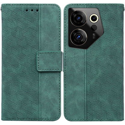 Geometric Embossed Leather Phone Case, For Tecno Pova 5 Pro, For Tecno Pova Neo 3, For Tecno Camon 20 Premier 5G, For Tecno Camon 20 Pro 4G / 20