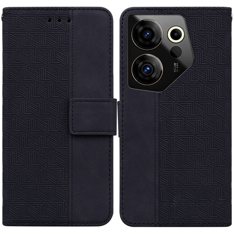 Geometric Embossed Leather Phone Case, For Tecno Pova 5 Pro, For Tecno Pova Neo 3, For Tecno Camon 20 Premier 5G, For Tecno Camon 20 Pro 4G / 20