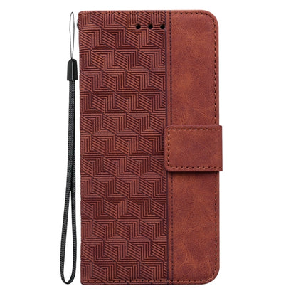 Geometric Embossed Leather Phone Case, For Tecno Pova 5 Pro, For Tecno Pova Neo 3, For Tecno Camon 20 Premier 5G, For Tecno Camon 20 Pro 4G / 20