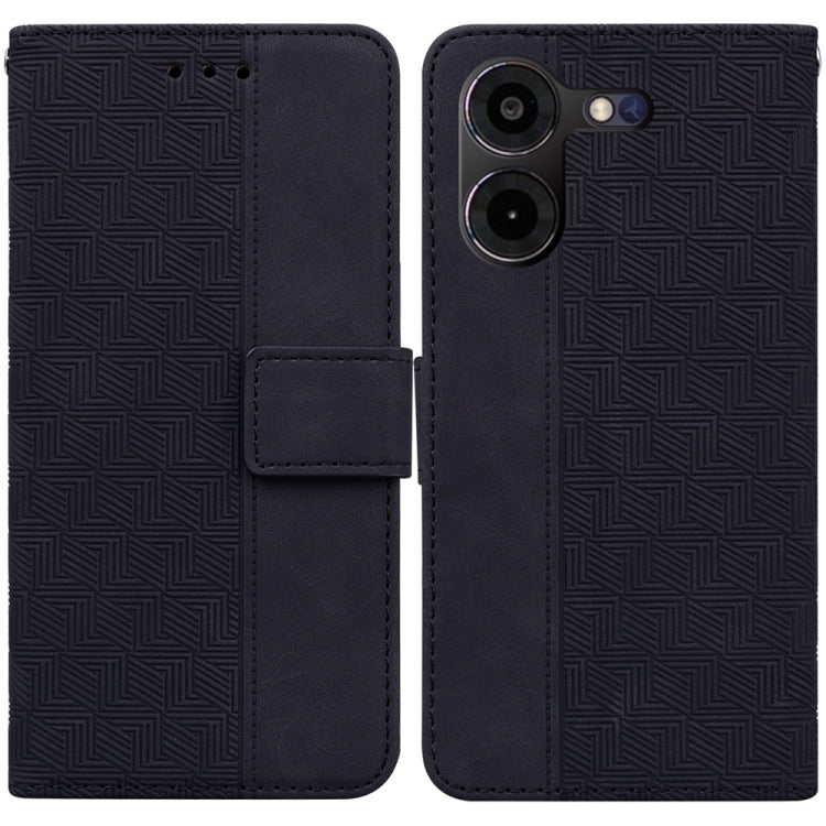 Geometric Embossed Leather Phone Case, For Tecno Pova 5 Pro, For Tecno Pova Neo 3, For Tecno Camon 20 Premier 5G, For Tecno Camon 20 Pro 4G / 20