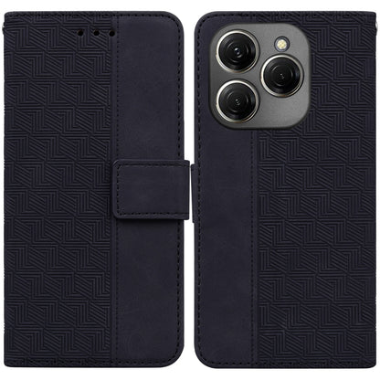 Geometric Embossed Leather Phone Case, For Tecno Pop 10 / Spark Go 2 4G, For Tecno Camon 40 Pro 4G, For Tecno Camon 40, For Tecno Pop 9 5G / Spark 30C 5G, For Tecno Camon 30S / Camon 30S Pro, For Tecno Spark 30 Pro, For Tecno Spark 30 4G               ...