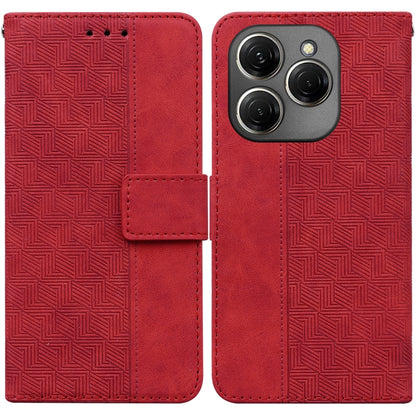 Geometric Embossed Leather Phone Case, For Tecno Pop 10 / Spark Go 2 4G, For Tecno Camon 40 Pro 4G, For Tecno Camon 40, For Tecno Pop 9 5G / Spark 30C 5G, For Tecno Camon 30S / Camon 30S Pro, For Tecno Spark 30 Pro, For Tecno Spark 30 4G               ...