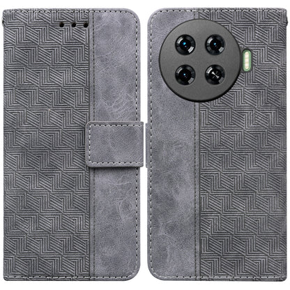 Geometric Embossed Leather Phone Case, For Tecno Pop 10 / Spark Go 2 4G, For Tecno Camon 40 Pro 4G, For Tecno Camon 40, For Tecno Pop 9 5G / Spark 30C 5G, For Tecno Camon 30S / Camon 30S Pro, For Tecno Spark 30 Pro, For Tecno Spark 30 4G               ...