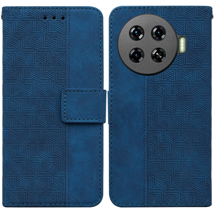 Geometric Embossed Leather Phone Case, For Tecno Pop 10 / Spark Go 2 4G, For Tecno Camon 40 Pro 4G, For Tecno Camon 40, For Tecno Pop 9 5G / Spark 30C 5G, For Tecno Camon 30S / Camon 30S Pro, For Tecno Spark 30 Pro, For Tecno Spark 30 4G               ...