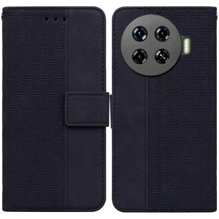 Geometric Embossed Leather Phone Case, For Tecno Pop 10 / Spark Go 2 4G, For Tecno Camon 40 Pro 4G, For Tecno Camon 40, For Tecno Pop 9 5G / Spark 30C 5G, For Tecno Camon 30S / Camon 30S Pro, For Tecno Spark 30 Pro, For Tecno Spark 30 4G               ...