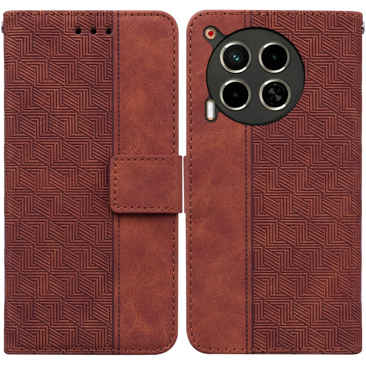 Geometric Embossed Leather Phone Case, For Tecno Pop 10 / Spark Go 2 4G, For Tecno Camon 40 Pro 4G, For Tecno Camon 40, For Tecno Pop 9 5G / Spark 30C 5G, For Tecno Camon 30S / Camon 30S Pro, For Tecno Spark 30 Pro, For Tecno Spark 30 4G               ...