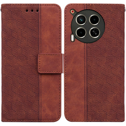 Geometric Embossed Leather Phone Case, For Tecno Pop 10 / Spark Go 2 4G, For Tecno Camon 40 Pro 4G, For Tecno Camon 40, For Tecno Pop 9 5G / Spark 30C 5G, For Tecno Camon 30S / Camon 30S Pro, For Tecno Spark 30 Pro, For Tecno Spark 30 4G               ...