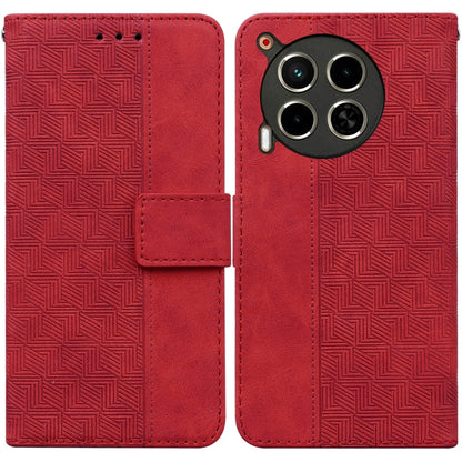 Geometric Embossed Leather Phone Case, For Tecno Pop 10 / Spark Go 2 4G, For Tecno Camon 40 Pro 4G, For Tecno Camon 40, For Tecno Pop 9 5G / Spark 30C 5G, For Tecno Camon 30S / Camon 30S Pro, For Tecno Spark 30 Pro, For Tecno Spark 30 4G               ...