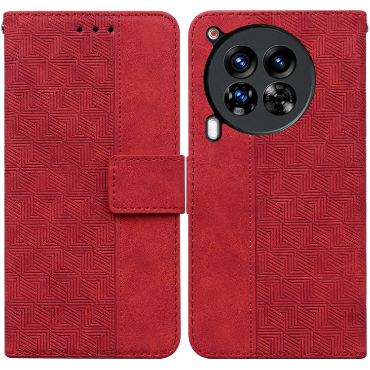 Geometric Embossed Leather Phone Case, For Tecno Pop 10 / Spark Go 2 4G, For Tecno Camon 40 Pro 4G, For Tecno Camon 40, For Tecno Pop 9 5G / Spark 30C 5G, For Tecno Camon 30S / Camon 30S Pro, For Tecno Spark 30 Pro, For Tecno Spark 30 4G               ...