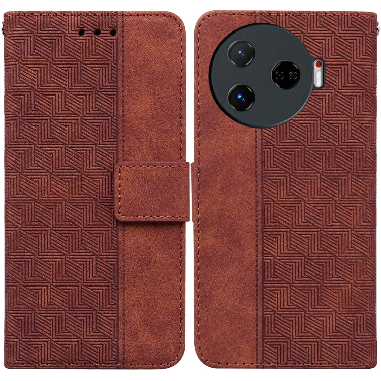 Geometric Embossed Leather Phone Case, For Tecno Pop 10 / Spark Go 2 4G, For Tecno Camon 40 Pro 4G, For Tecno Camon 40, For Tecno Pop 9 5G / Spark 30C 5G, For Tecno Camon 30S / Camon 30S Pro, For Tecno Spark 30 Pro, For Tecno Spark 30 4G               ...