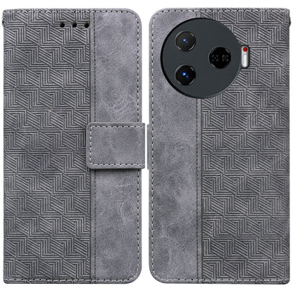 Geometric Embossed Leather Phone Case, For Tecno Pop 10 / Spark Go 2 4G, For Tecno Camon 40 Pro 4G, For Tecno Camon 40, For Tecno Pop 9 5G / Spark 30C 5G, For Tecno Camon 30S / Camon 30S Pro, For Tecno Spark 30 Pro, For Tecno Spark 30 4G               ...