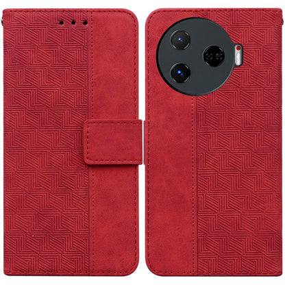 Geometric Embossed Leather Phone Case, For Tecno Pop 10 / Spark Go 2 4G, For Tecno Camon 40 Pro 4G, For Tecno Camon 40, For Tecno Pop 9 5G / Spark 30C 5G, For Tecno Camon 30S / Camon 30S Pro, For Tecno Spark 30 Pro, For Tecno Spark 30 4G               ...