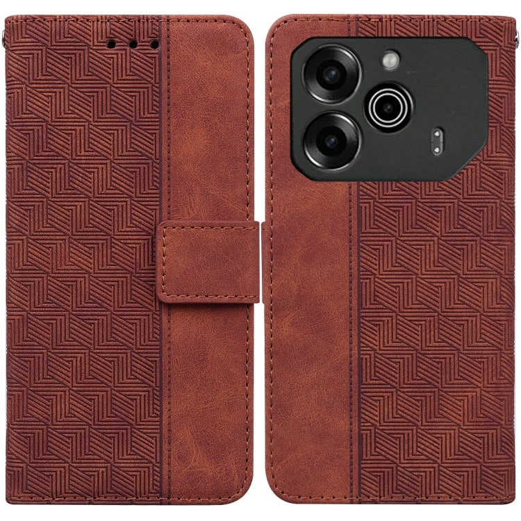 Geometric Embossed Leather Phone Case, For Tecno Pop 10 / Spark Go 2 4G, For Tecno Camon 40 Pro 4G, For Tecno Camon 40, For Tecno Pop 9 5G / Spark 30C 5G, For Tecno Camon 30S / Camon 30S Pro, For Tecno Spark 30 Pro, For Tecno Spark 30 4G               ...