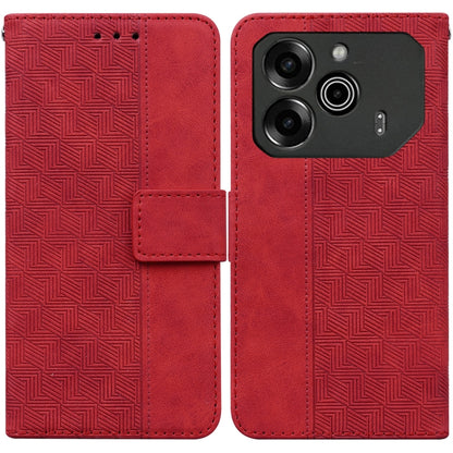 Geometric Embossed Leather Phone Case, For Tecno Pop 10 / Spark Go 2 4G, For Tecno Camon 40 Pro 4G, For Tecno Camon 40, For Tecno Pop 9 5G / Spark 30C 5G, For Tecno Camon 30S / Camon 30S Pro, For Tecno Spark 30 Pro, For Tecno Spark 30 4G               ...