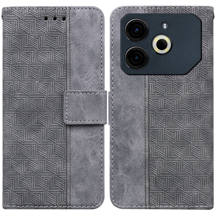 Geometric Embossed Leather Phone Case, For Tecno Pop 10 / Spark Go 2 4G, For Tecno Camon 40 Pro 4G, For Tecno Camon 40, For Tecno Pop 9 5G / Spark 30C 5G, For Tecno Camon 30S / Camon 30S Pro, For Tecno Spark 30 Pro, For Tecno Spark 30 4G               ...