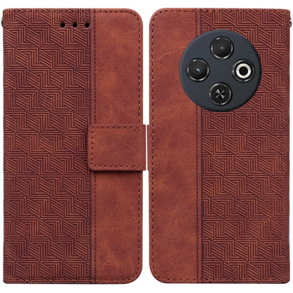 Geometric Embossed Leather Phone Case, For Tecno Pop 10 / Spark Go 2 4G, For Tecno Camon 40 Pro 4G, For Tecno Camon 40, For Tecno Pop 9 5G / Spark 30C 5G, For Tecno Camon 30S / Camon 30S Pro, For Tecno Spark 30 Pro, For Tecno Spark 30 4G               ...