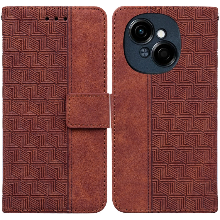 Geometric Embossed Leather Phone Case, For Tecno Pop 10 / Spark Go 2 4G, For Tecno Camon 40 Pro 4G, For Tecno Camon 40, For Tecno Pop 9 5G / Spark 30C 5G, For Tecno Camon 30S / Camon 30S Pro, For Tecno Spark 30 Pro, For Tecno Spark 30 4G               ...