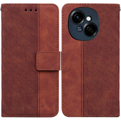 Geometric Embossed Leather Phone Case, For Tecno Pop 10 / Spark Go 2 4G, For Tecno Camon 40 Pro 4G, For Tecno Camon 40, For Tecno Pop 9 5G / Spark 30C 5G, For Tecno Camon 30S / Camon 30S Pro, For Tecno Spark 30 Pro, For Tecno Spark 30 4G               ...