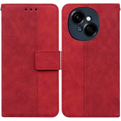 Geometric Embossed Leather Phone Case, For Tecno Pop 10 / Spark Go 2 4G, For Tecno Camon 40 Pro 4G, For Tecno Camon 40, For Tecno Pop 9 5G / Spark 30C 5G, For Tecno Camon 30S / Camon 30S Pro, For Tecno Spark 30 Pro, For Tecno Spark 30 4G               ...