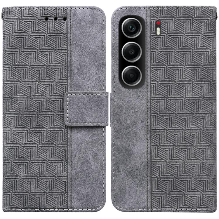 Geometric Embossed Leather Phone Case, For Tecno Pop 10 / Spark Go 2 4G, For Tecno Camon 40 Pro 4G, For Tecno Camon 40, For Tecno Pop 9 5G / Spark 30C 5G, For Tecno Camon 30S / Camon 30S Pro, For Tecno Spark 30 Pro, For Tecno Spark 30 4G               ...