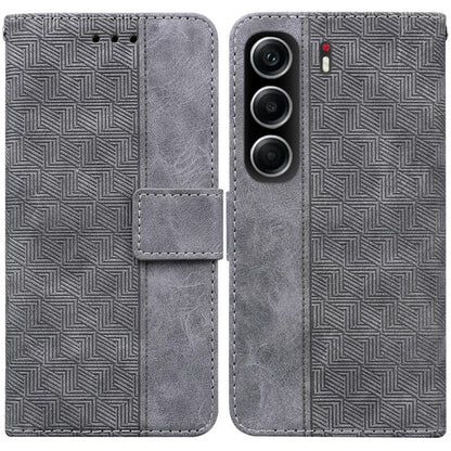 Geometric Embossed Leather Phone Case, For Tecno Pop 10 / Spark Go 2 4G, For Tecno Camon 40 Pro 4G, For Tecno Camon 40, For Tecno Pop 9 5G / Spark 30C 5G, For Tecno Camon 30S / Camon 30S Pro, For Tecno Spark 30 Pro, For Tecno Spark 30 4G               ...
