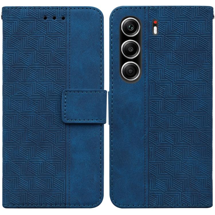 Geometric Embossed Leather Phone Case, For Tecno Pop 10 / Spark Go 2 4G, For Tecno Camon 40 Pro 4G, For Tecno Camon 40, For Tecno Pop 9 5G / Spark 30C 5G, For Tecno Camon 30S / Camon 30S Pro, For Tecno Spark 30 Pro, For Tecno Spark 30 4G               ...