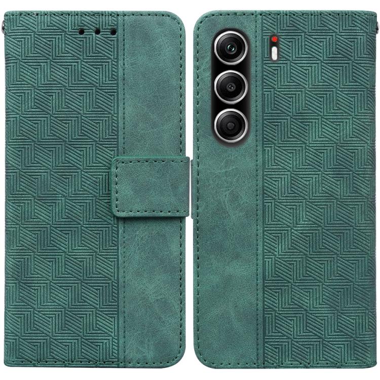 Geometric Embossed Leather Phone Case, For Tecno Pop 10 / Spark Go 2 4G, For Tecno Camon 40 Pro 4G, For Tecno Camon 40, For Tecno Pop 9 5G / Spark 30C 5G, For Tecno Camon 30S / Camon 30S Pro, For Tecno Spark 30 Pro, For Tecno Spark 30 4G               ...