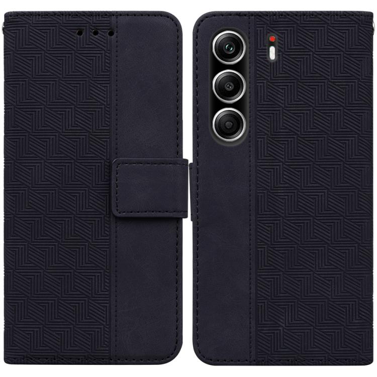 Geometric Embossed Leather Phone Case, For Tecno Pop 10 / Spark Go 2 4G, For Tecno Camon 40 Pro 4G, For Tecno Camon 40, For Tecno Pop 9 5G / Spark 30C 5G, For Tecno Camon 30S / Camon 30S Pro, For Tecno Spark 30 Pro, For Tecno Spark 30 4G               ...