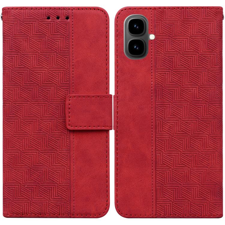 Geometric Embossed Leather Phone Case, For Tecno Pop 10 / Spark Go 2 4G, For Tecno Camon 40 Pro 4G, For Tecno Camon 40, For Tecno Pop 9 5G / Spark 30C 5G, For Tecno Camon 30S / Camon 30S Pro, For Tecno Spark 30 Pro, For Tecno Spark 30 4G               ...