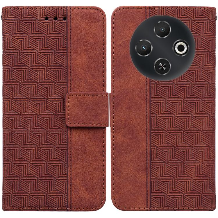 Geometric Embossed Leather Phone Case, For Tecno Pop 10 / Spark Go 2 4G, For Tecno Camon 40 Pro 4G, For Tecno Camon 40, For Tecno Pop 9 5G / Spark 30C 5G, For Tecno Camon 30S / Camon 30S Pro, For Tecno Spark 30 Pro, For Tecno Spark 30 4G               ...