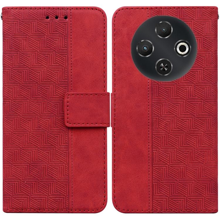 Geometric Embossed Leather Phone Case, For Tecno Pop 10 / Spark Go 2 4G, For Tecno Camon 40 Pro 4G, For Tecno Camon 40, For Tecno Pop 9 5G / Spark 30C 5G, For Tecno Camon 30S / Camon 30S Pro, For Tecno Spark 30 Pro, For Tecno Spark 30 4G               ...