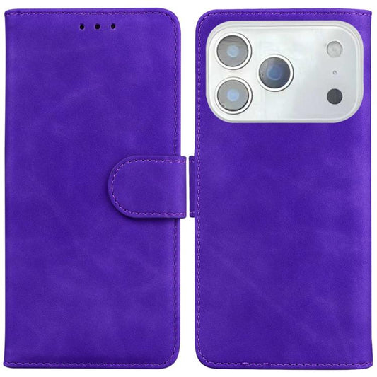 Skin Feel Pure Color Flip Leder Handyhülle, Für iPhone 17e / 16e, Für iPhone 17 Pro Max, Für iPhone 17 Pro, Für iPhone 17, Für iPhone Air, Für iPhone 16 Pro Max, Für iPhone 16 Pro, Für iPhone 16 Plus, Für iPhone 16, Für iPhone 15 Pro Max