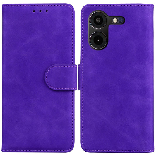 Skin Feel Pure Color Flip Leather Phone Case, For Tecno Pova 5 Pro, For Tecno Pova Neo 3, For Tecno Camon 20 Premier 5G, For Tecno Camon 20 Pro 4G / 20