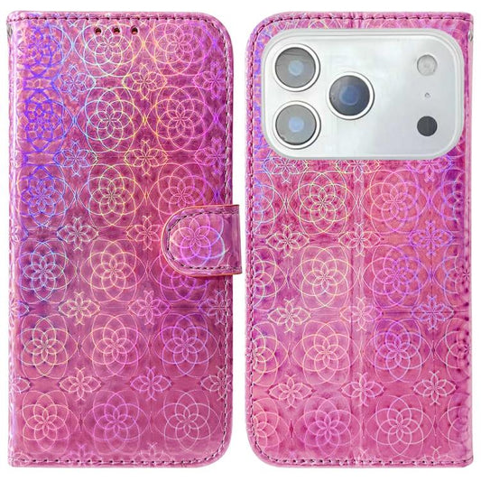 Colorful Magnetic Buckle Leather Phone Case