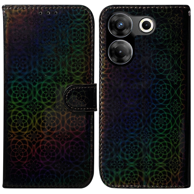 Colorful Magnetic Buckle Leather Phone Case, For Tecno Pova Neo 3, For Tecno Camon 20 Pro 4G / 20