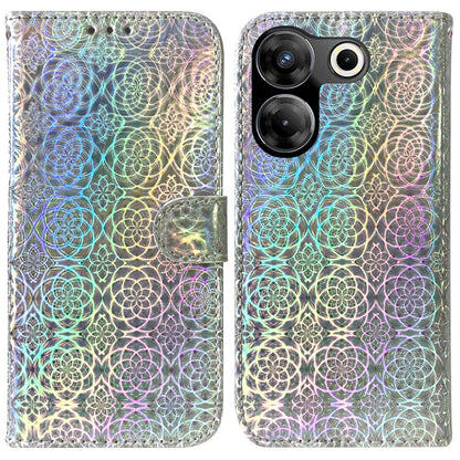 Colorful Magnetic Buckle Leather Phone Case, For Tecno Pova Neo 3, For Tecno Camon 20 Pro 4G / 20
