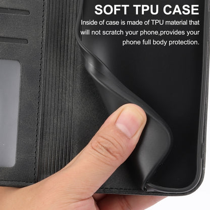 Cubic Grid Calf Texture Magnetic Leather Phone Case, For Realme 11 Pro